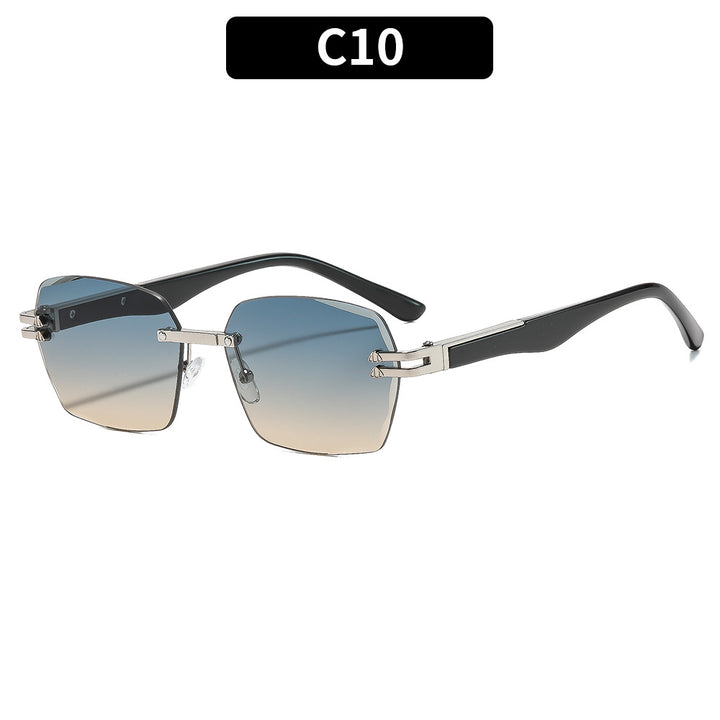 Moderne Eckige Sonnenbrille