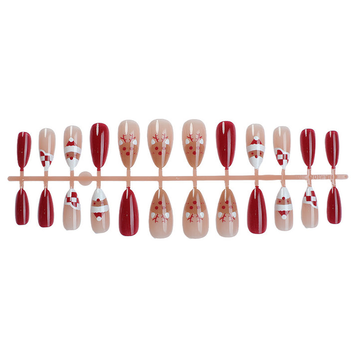 Festliches saisonales aufklebbares Nageldesign-Set