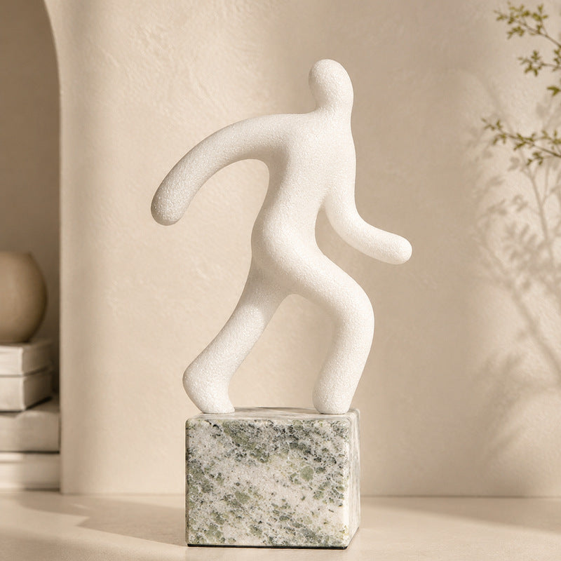 Künstlerische abstrakte figurative Skulptur