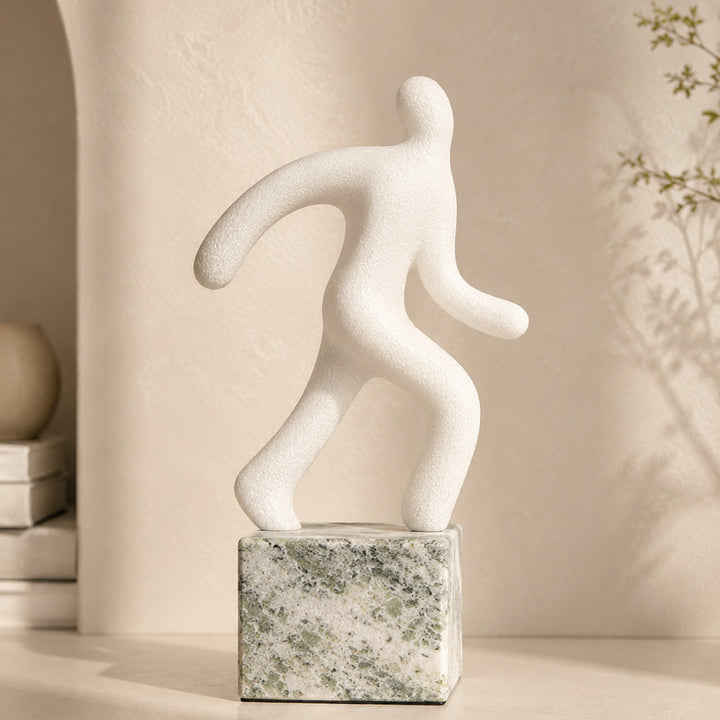 Künstlerische abstrakte figurative Skulptur