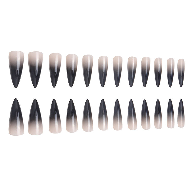 Ombre Stiletto Nagelverlängerungen Karnz