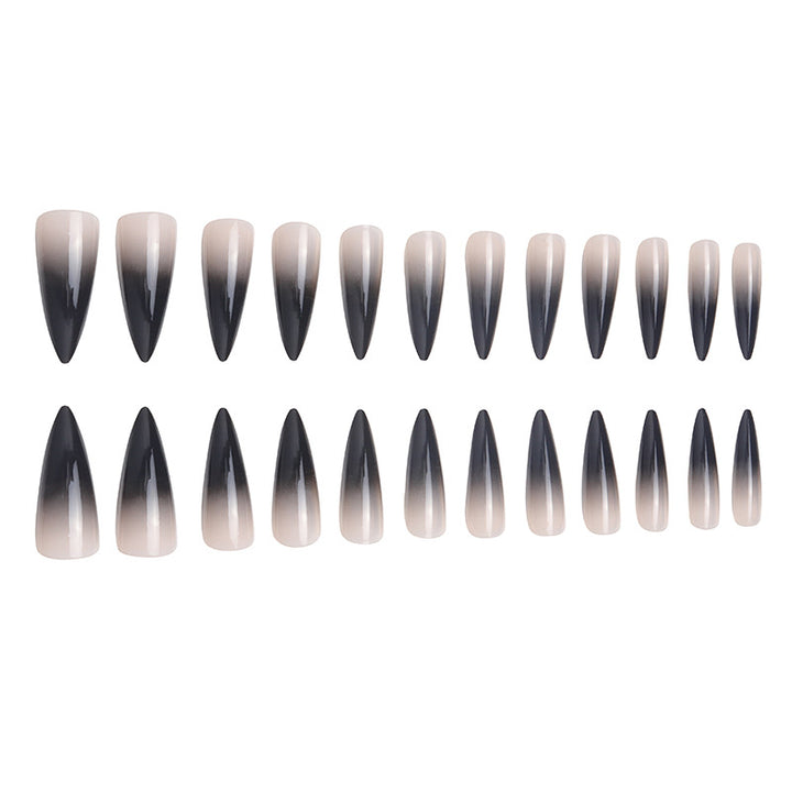 Ombre Stiletto Nagelverlängerungen Karnz