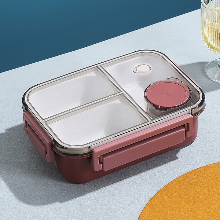 Edelstahl Bento-Box mit auslaufsicherem Deckel