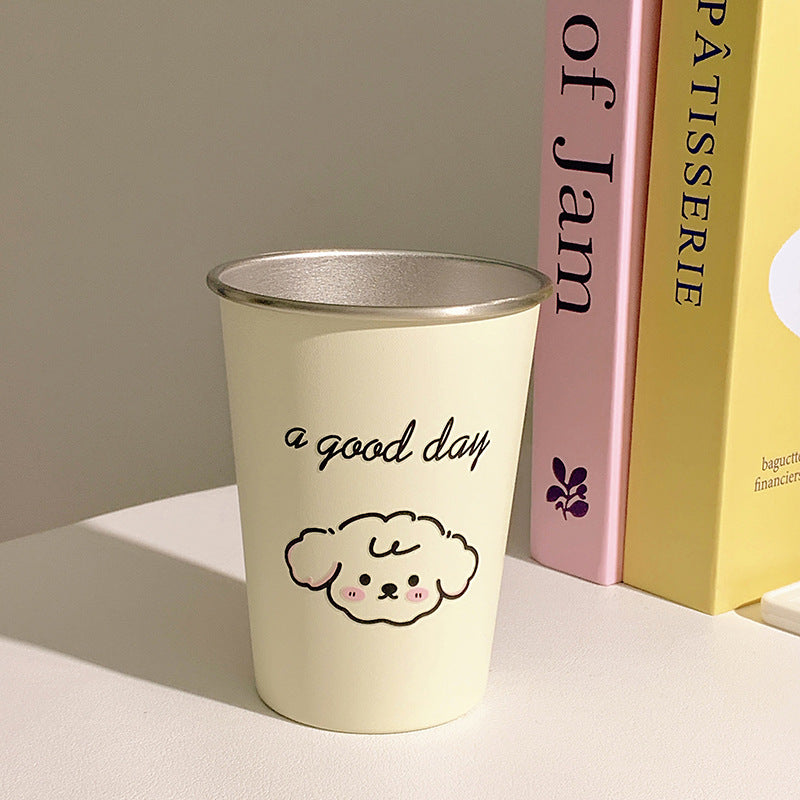 Keramiktasse mit Fröhlichem Schäfchenmotiv Karnz