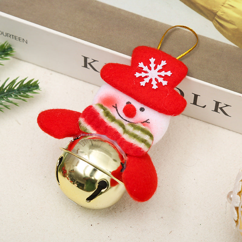 Festliche Weihnachtsglocke mit Santa-Motiv Karnz