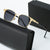 Damen modische Korrektionsbrille mit filigranem Metallrahmen Karnz