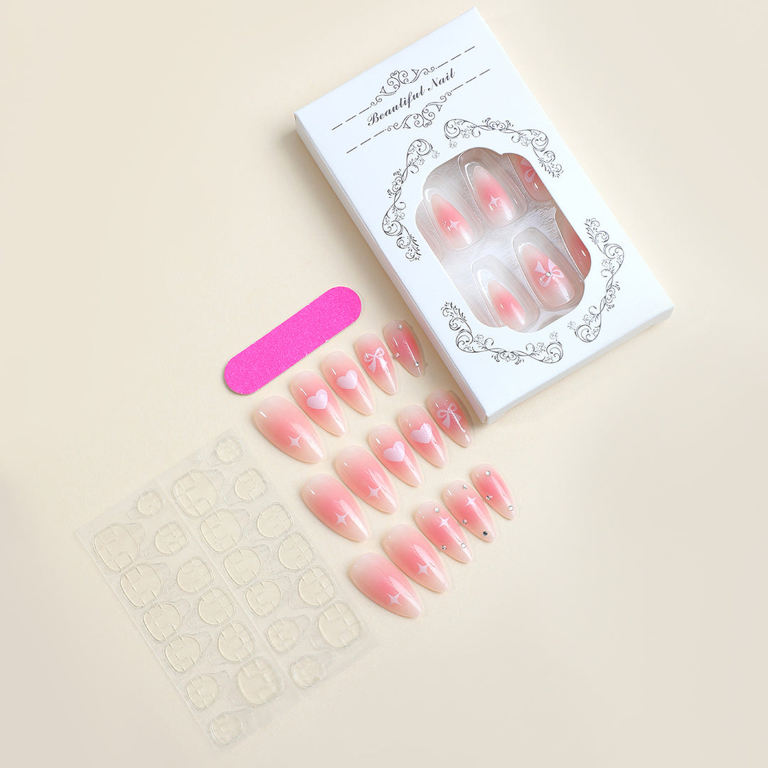 Dekoratives Theme Press-On Nagelset Karnz