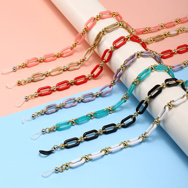 Fashion Cat-Eye Sonnenbrille mit eleganter Kette Karnz