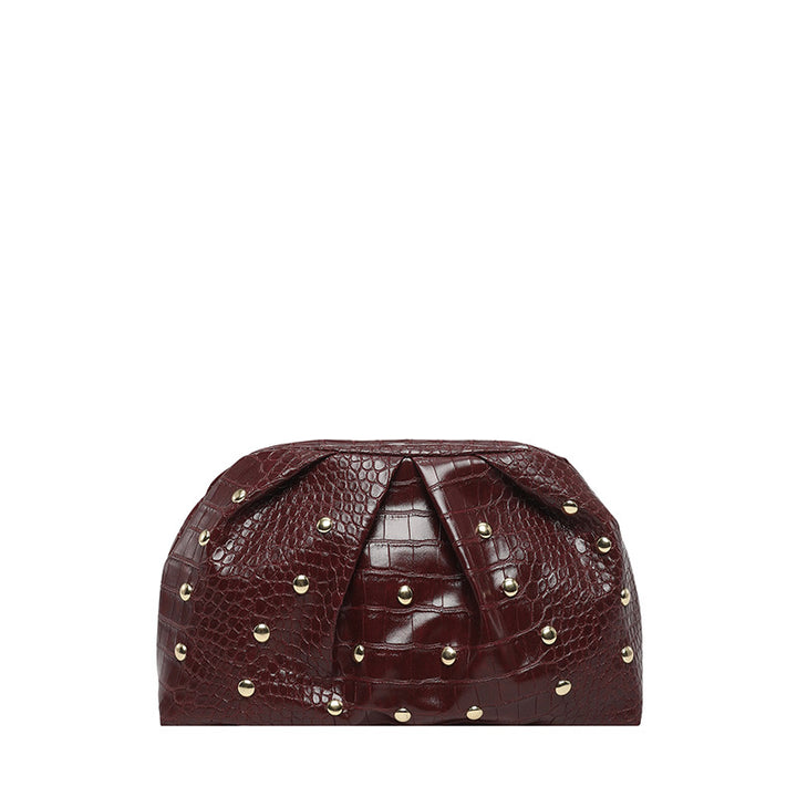 WoElegant Texturiertes Krokodilmuster Clutch Bag Karnz