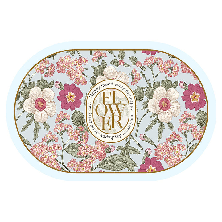 Blumenmuster Dekorativer Bodenmatte