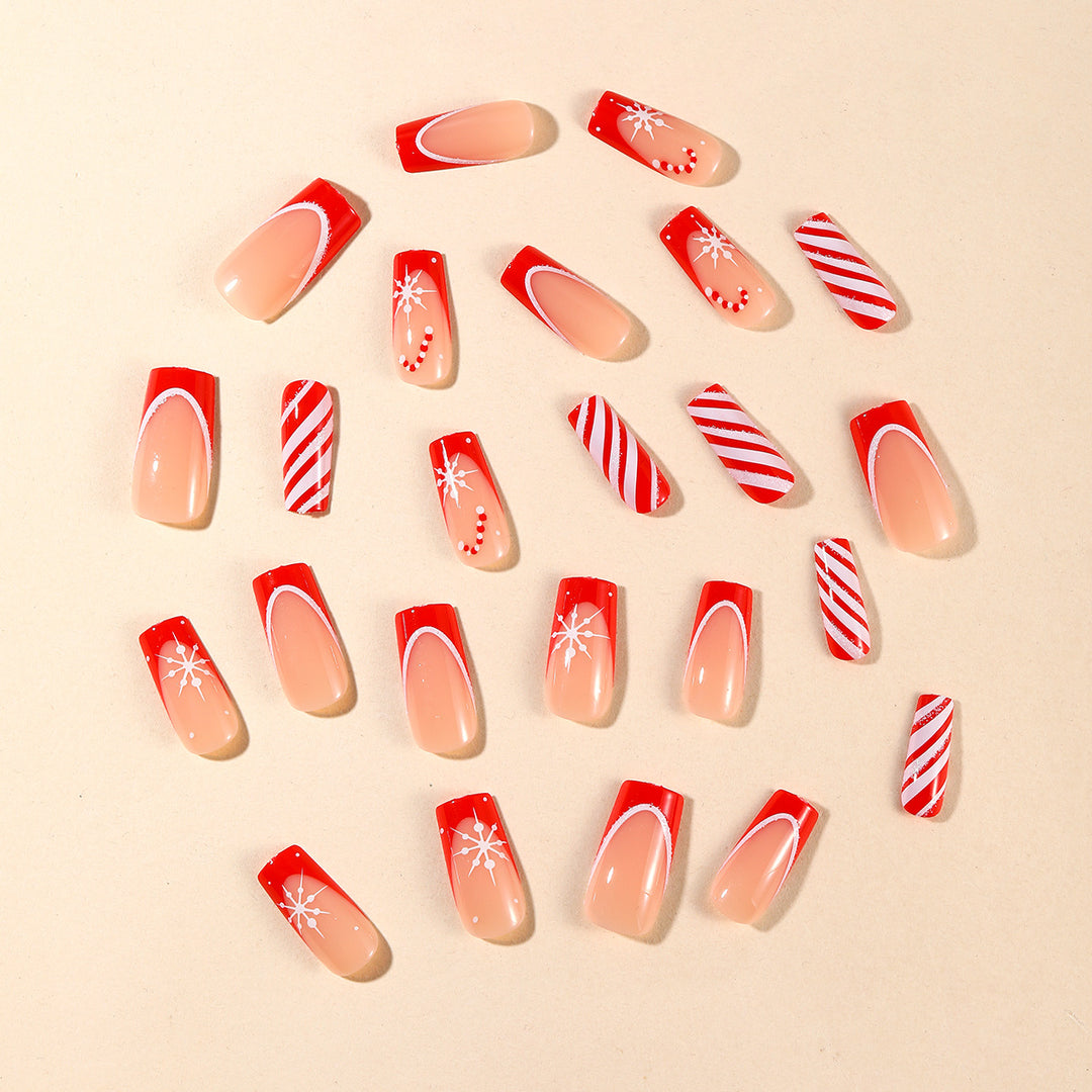 Festliches Saisonales Nagelkunstset Karnz