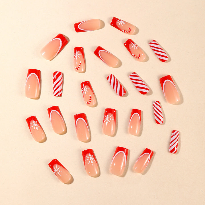 Festliches Saisonales Nagelkunstset Karnz
