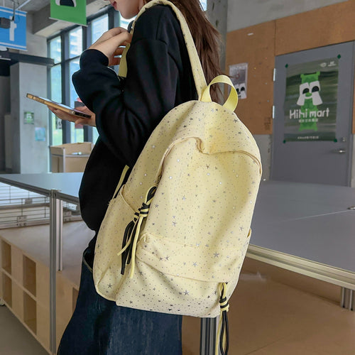 Stylischer Star-Motiv Rucksack Karnz