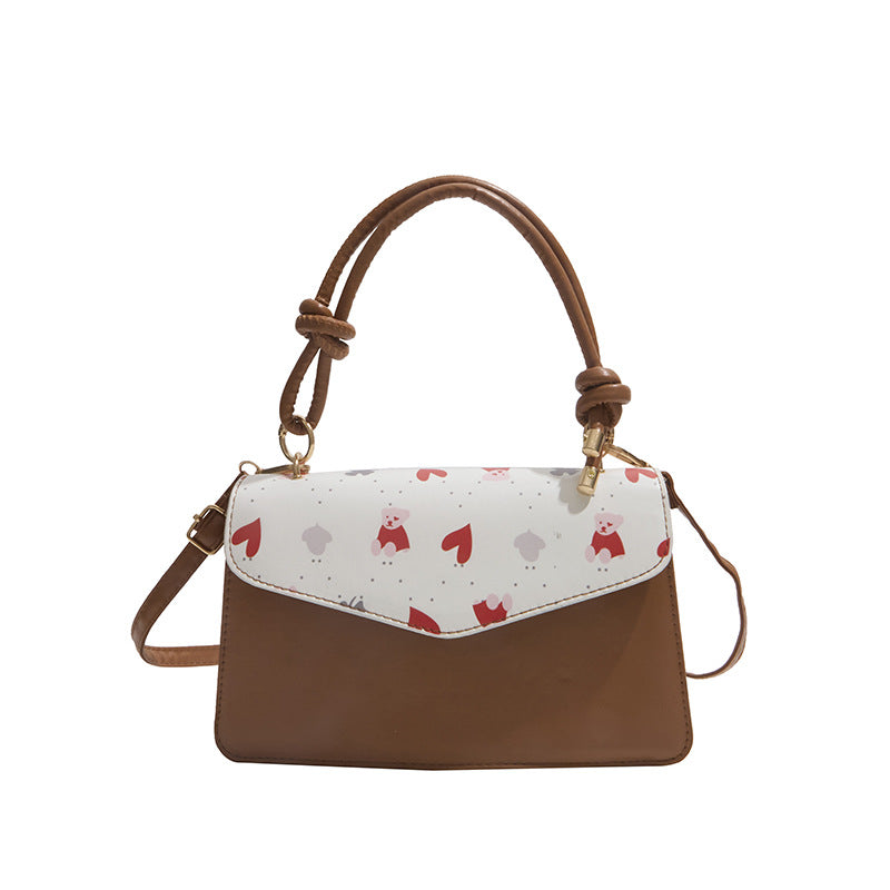 WoChic Blumenmuster Handtasche Karnz