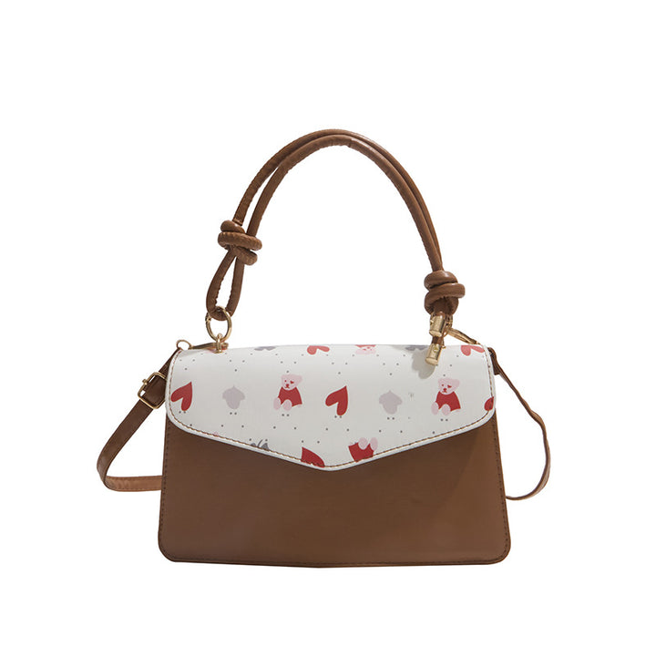 WoChic Blumenmuster Handtasche Karnz