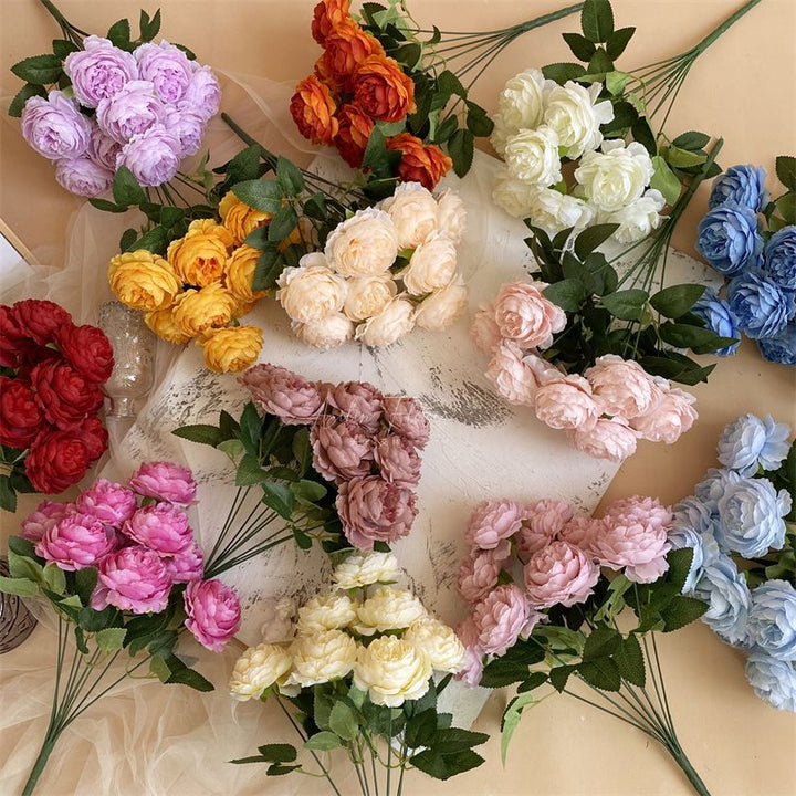Elegante Faux-Rosenbouquet für die Wohnkultur