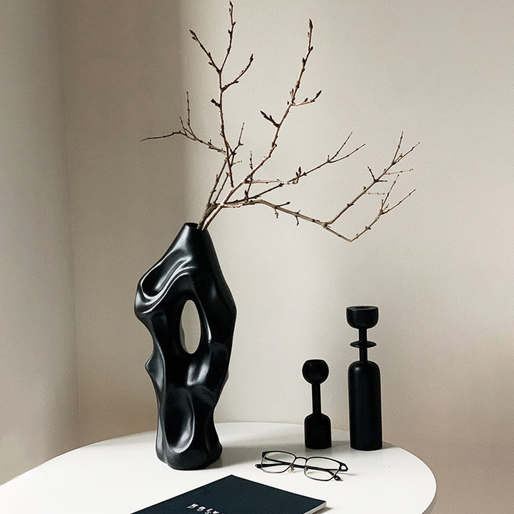 Abstracte Kunst Dekorative Vase für Wohnkultur
