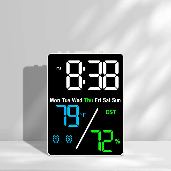 Digitaler Wecker mit Hygrometer und Temperaturanzeige Karnz