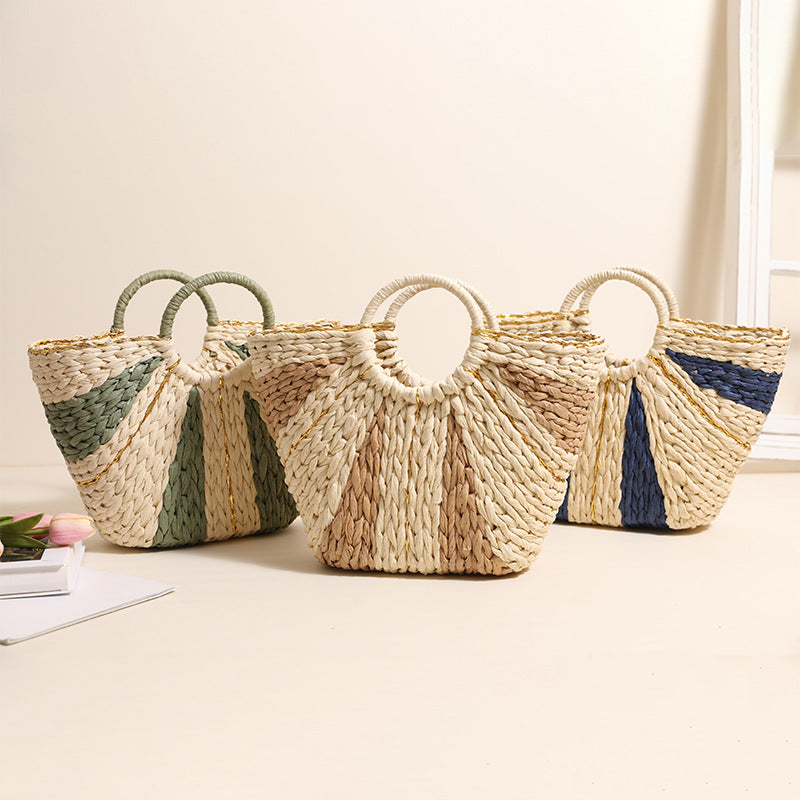 Damen Geflochtene Korbtasche mit elegantem Design Karnz