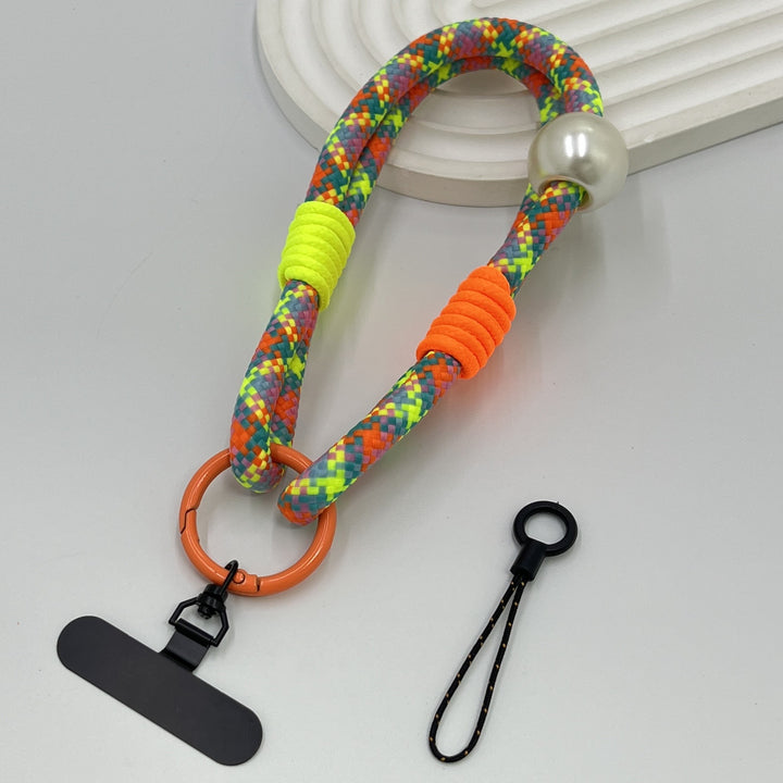 Farbenfrohes geflochtenes Handy-Lanyard-Halter Karnz