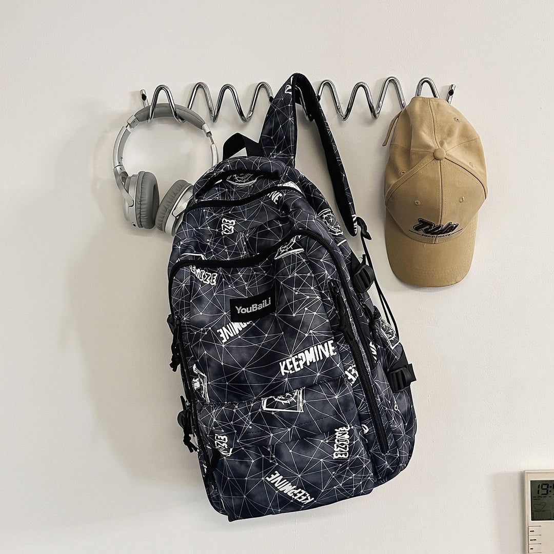Trendiger Gemusterter Rucksack Karnz