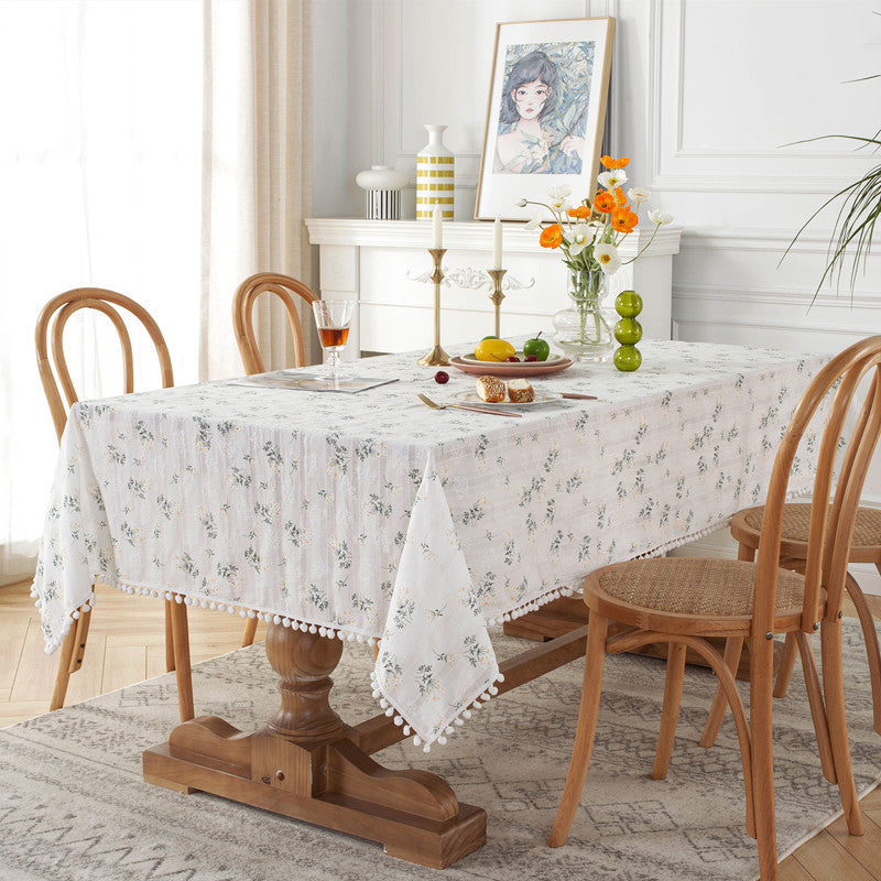 Elegante florale Tischdecke