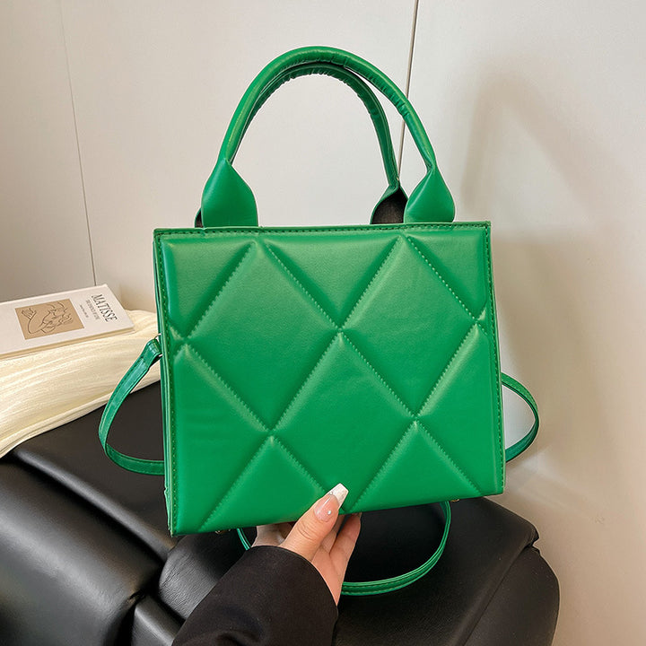 WoQuilted Kunstleder Handtasche Karnz