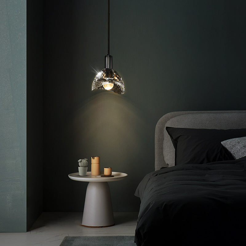 Moderne Kristallglas Pendelleuchte