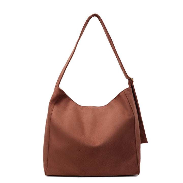 Weiches Wildleder Hobo-Bag