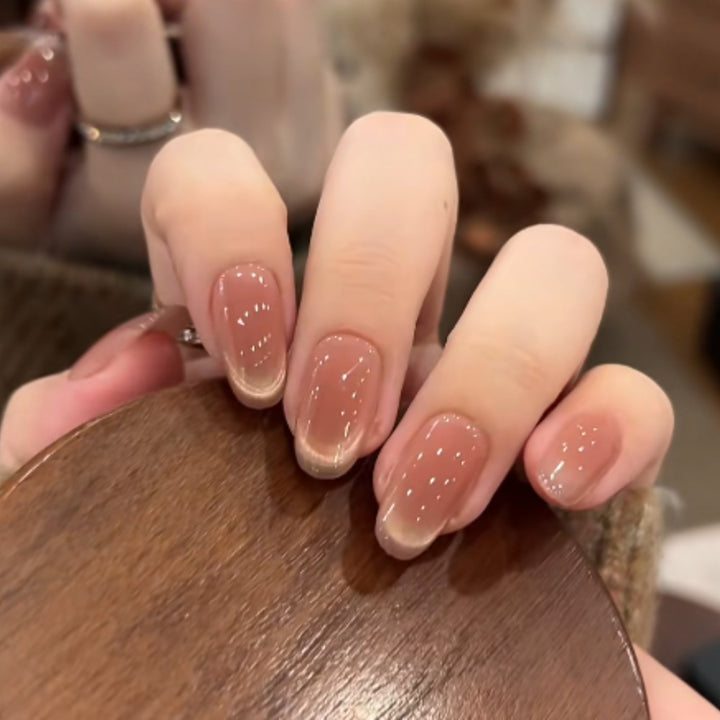 Künstlerisches Press-On-Nagelset mit Sternenmotiv Karnz