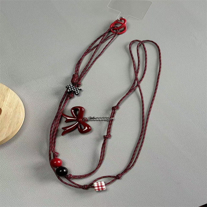 Verspielter Perlen Charm Brillenhalter Karnz