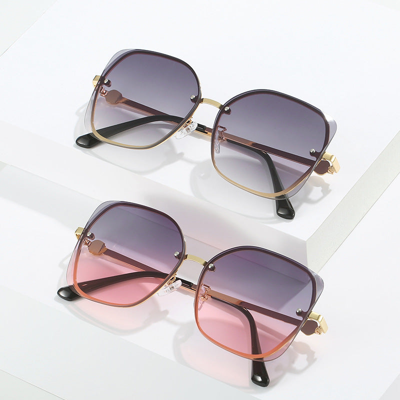 Bold Übergroße Geometrische Sonnenbrille Karnz