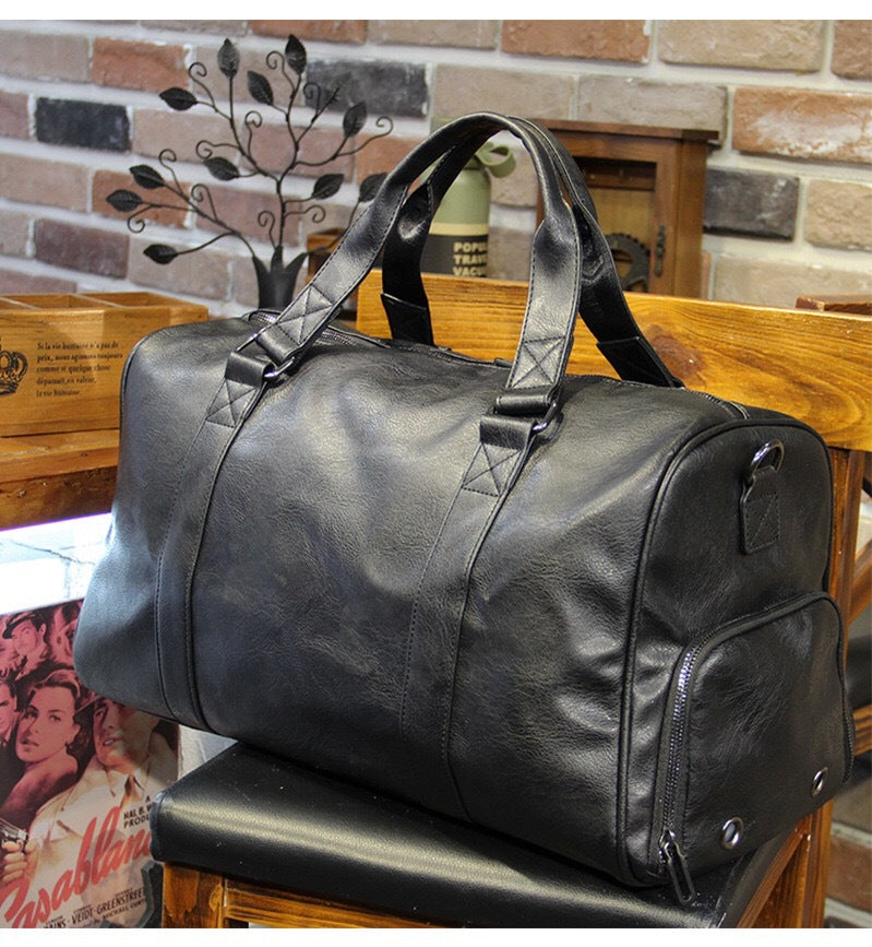Stilvolle Reisetasche Aus Hochwertigem Kunstleder Karnz