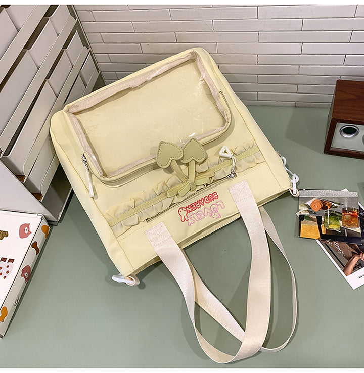 Transparenter Fronttasche Freizeit Rucksack Karnz