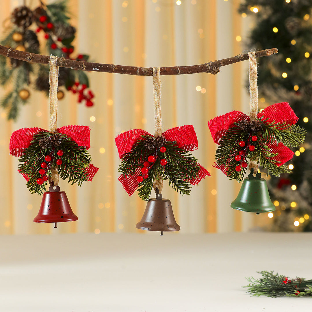 Dekorative Weihnachtsglockenornament Karnz