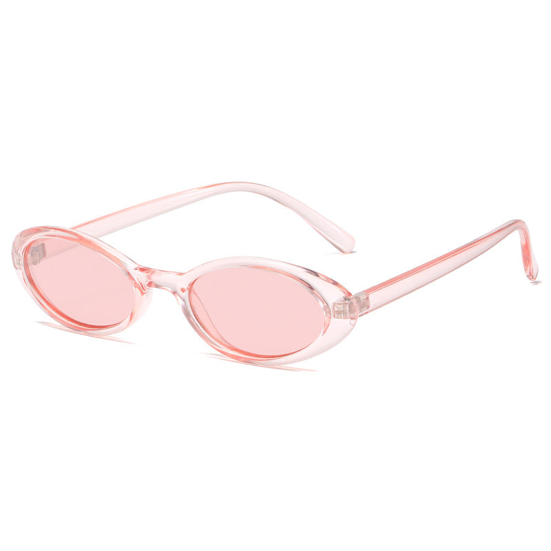 Damen modische Sonnenbrille im zeitgemäßen Ovaldesign Karnz