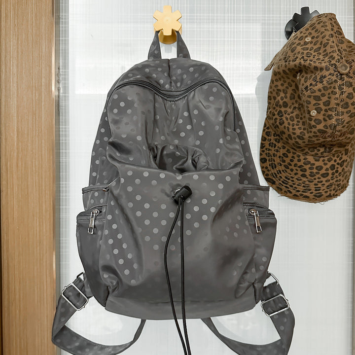 Stilvolle gepunktete Drawstring-Rucksack Karnz