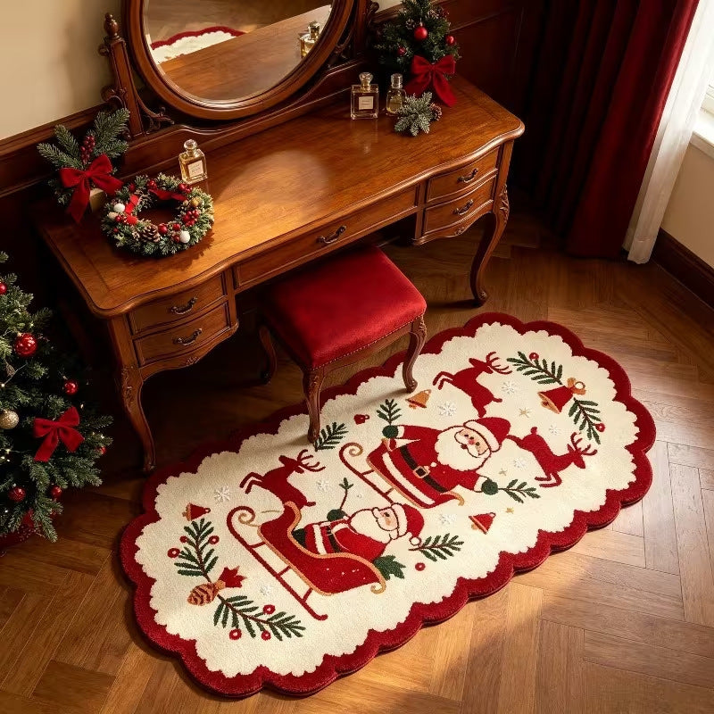 Winter-Themen Dekorativer Läufer Teppich