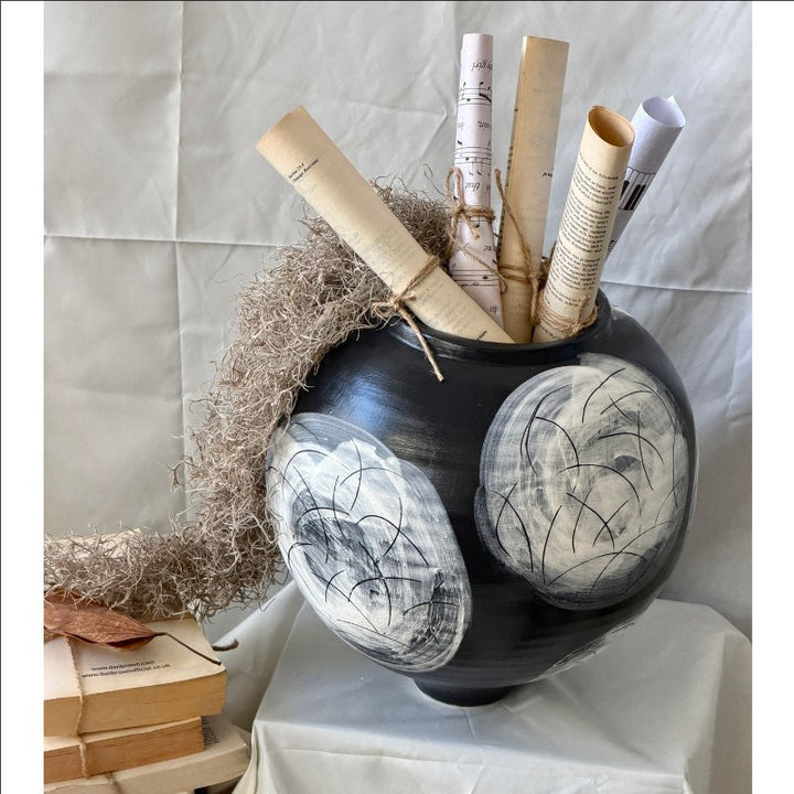 stilvolle dekorative vase