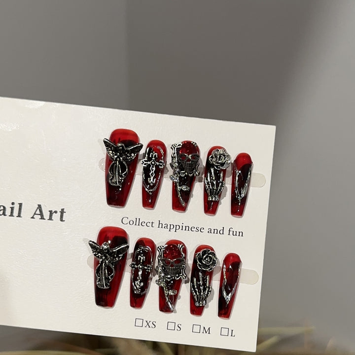 Gothic-Themen Press-On Nagelset