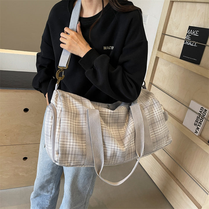 Vielseitige Karierte Reise-Duffle-Tasche Karnz