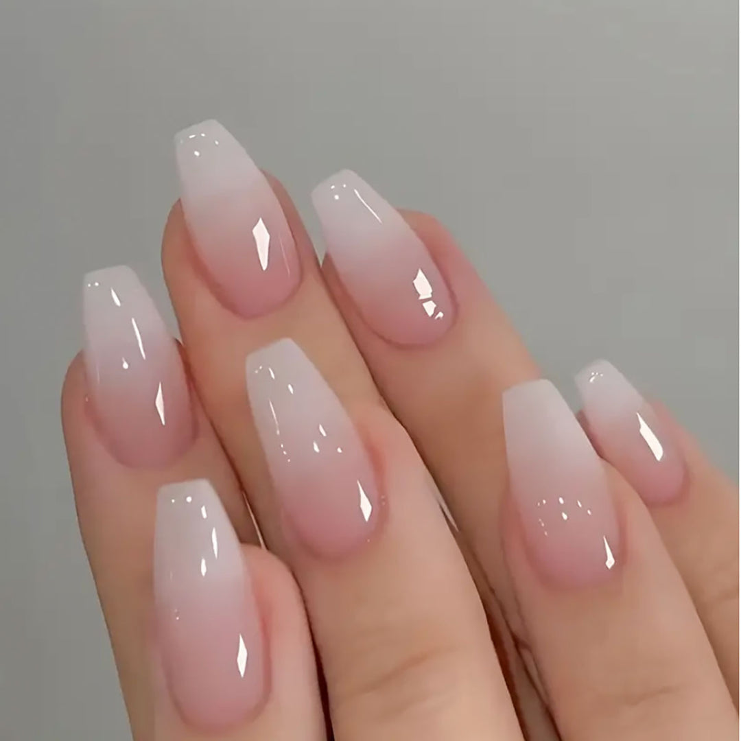 Elegante Ombre Acryl Press-On Nägel