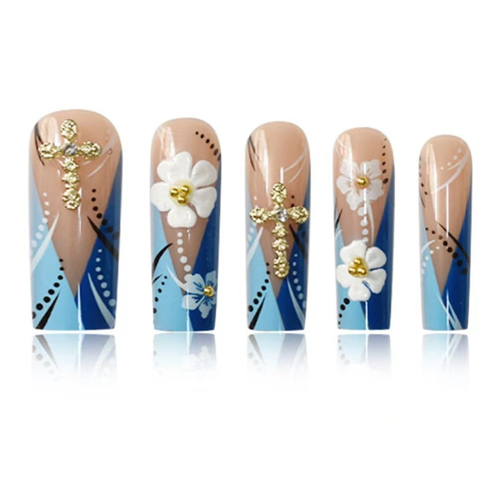Dekorative 3D Blumen Nagelkunst Verlängerungen Karnz
