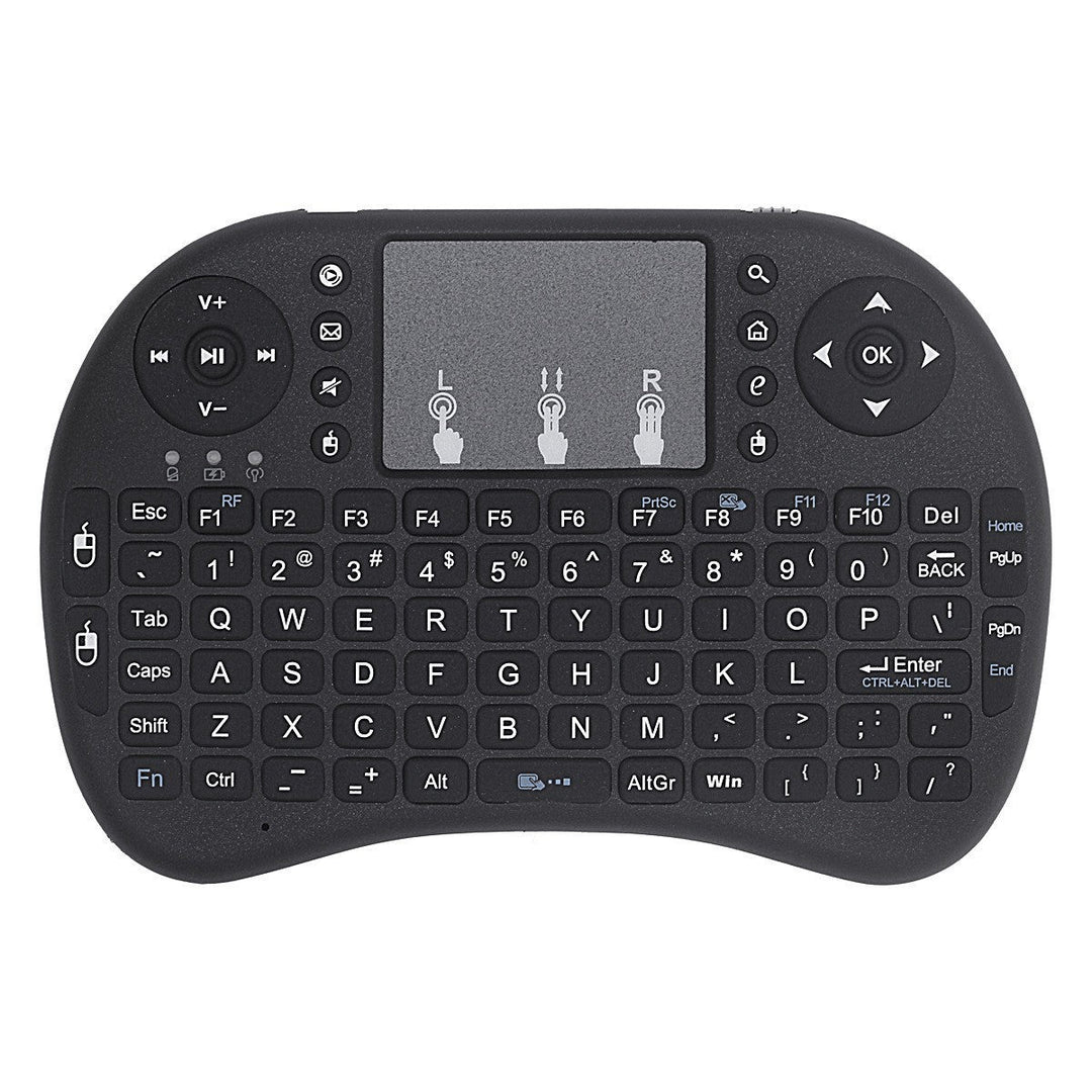 Hintergrundbeleuchtet Drahtlos Mini Tastatur mit Touchpad Karnz