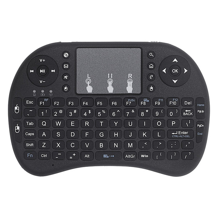 Hintergrundbeleuchtet Drahtlos Mini Tastatur mit Touchpad Karnz