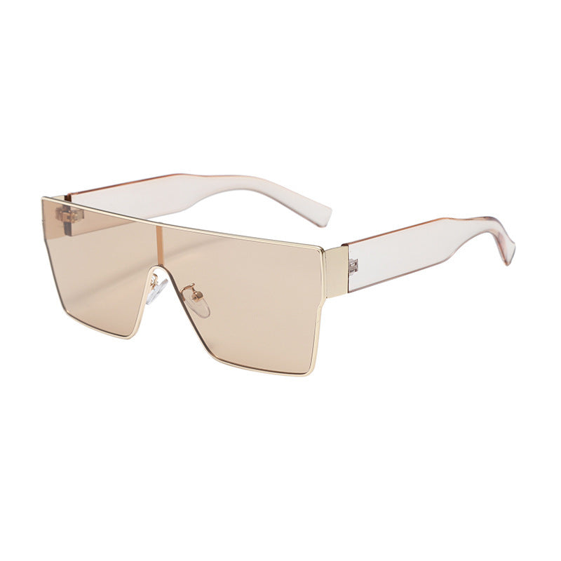 Damen Modische visierartige Sonnenbrille mit innovativem Rahmen Karnz