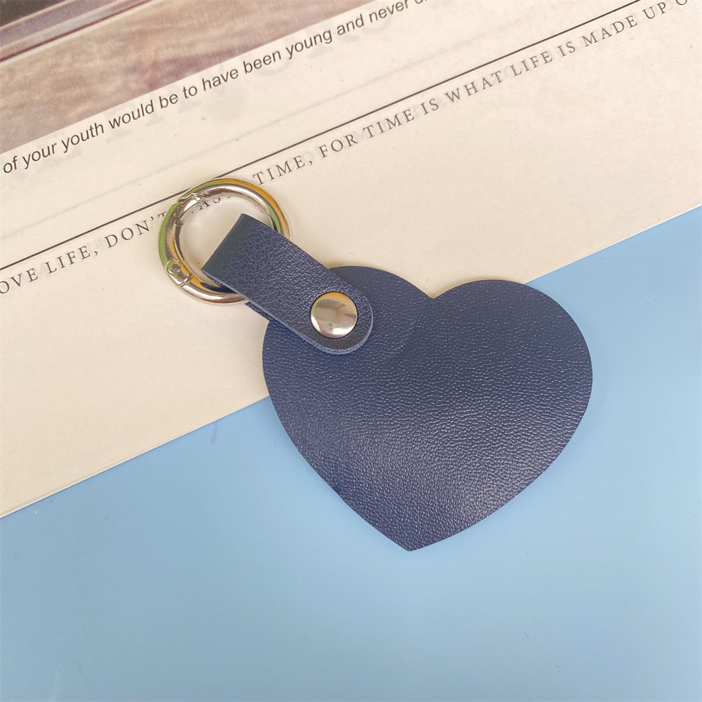 Premium Herzförmiger Leder-Schlüsselanhänger Karnz