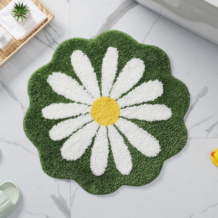 Daisy-förmige weiche Badematte