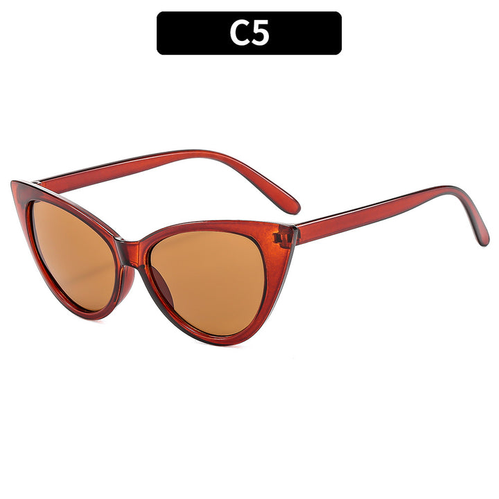 Cat-Eye Sonnenbrille mit Schildpatt-Rahmen