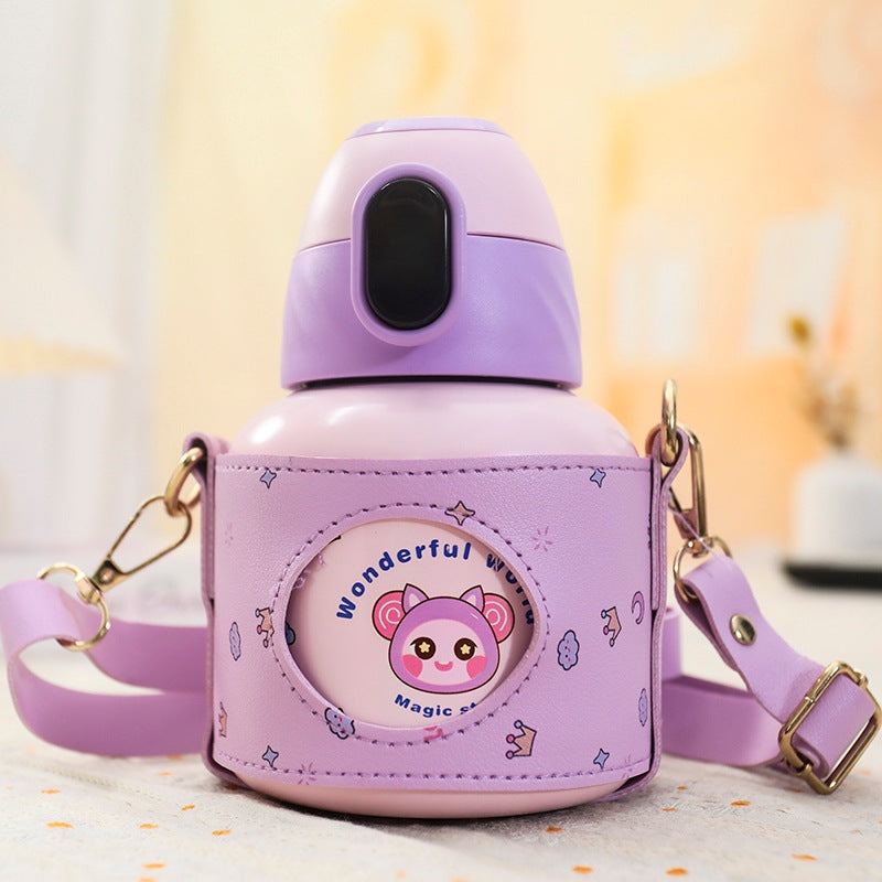 Damen Isolierte Trinkflasche mit süßem Tierdesign Karnz